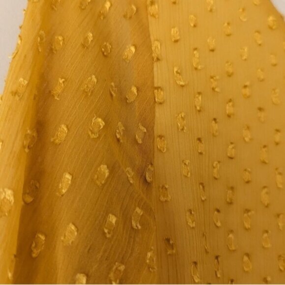 Van Heusen mustard yellow bell sleeve mini dress - Picture 2 of 6